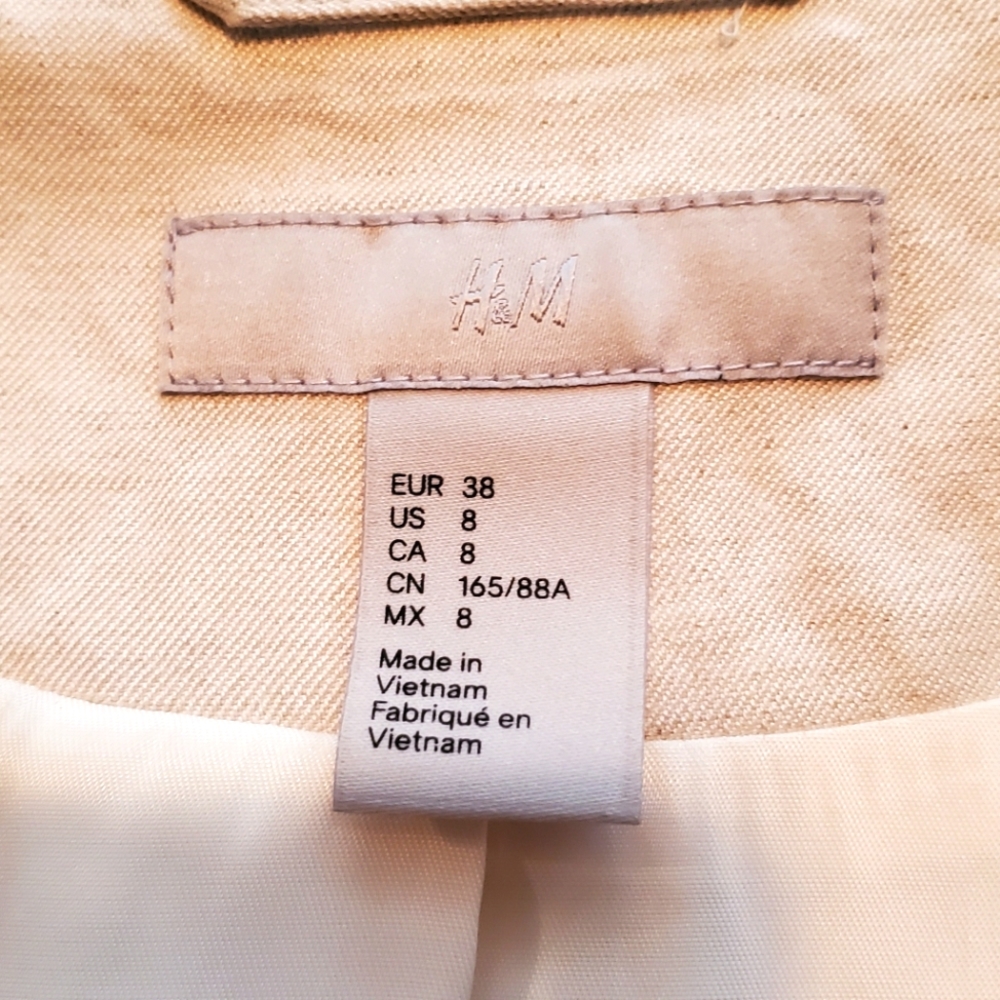 H&M Linen style jacket